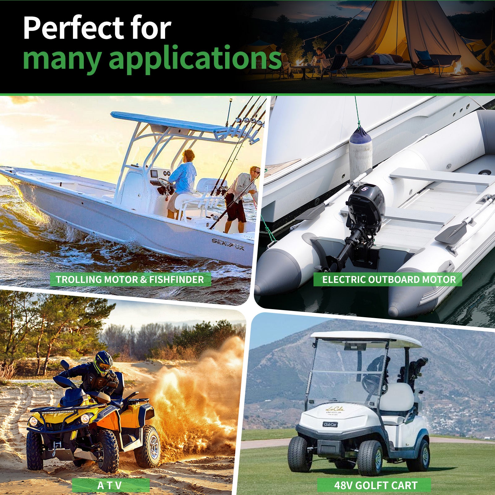 DATOUBOSS Rechargeable Lifepo4 Batteries Voltage Converters Inverter