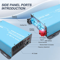 DATOUBOSS Rechargeable Lifepo4 Batteries Voltage Converters Inverter