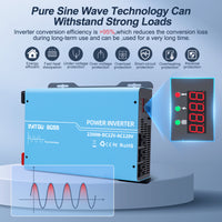 DATOUBOSS Rechargeable Lifepo4 Batteries Voltage Converters Inverter