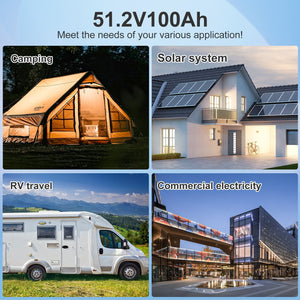 DATOUBOSS 51.2V 100Ah Rack Mount LiFePO4 Battery 5.12kWh GradeA+Cells Built - in BMS CAN/RS485 Communication with APP Bluetooothfor DIY RV Car Solar Home System - DATOUBOSS Rechargeable Lifepo4 Batteries Voltage Converters InverterSP-DT-3U-48100-A-EU