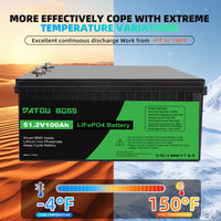 DATOUBOSS Rechargeable Lifepo4 Batteries Voltage Converters Inverter