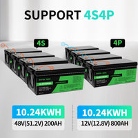 DATOUBOSS Rechargeable Lifepo4 Batteries Voltage Converters Inverter